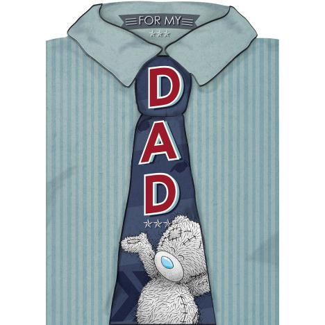 Dad Shirt & Tie Me to You Bear Father Day Card £2.49